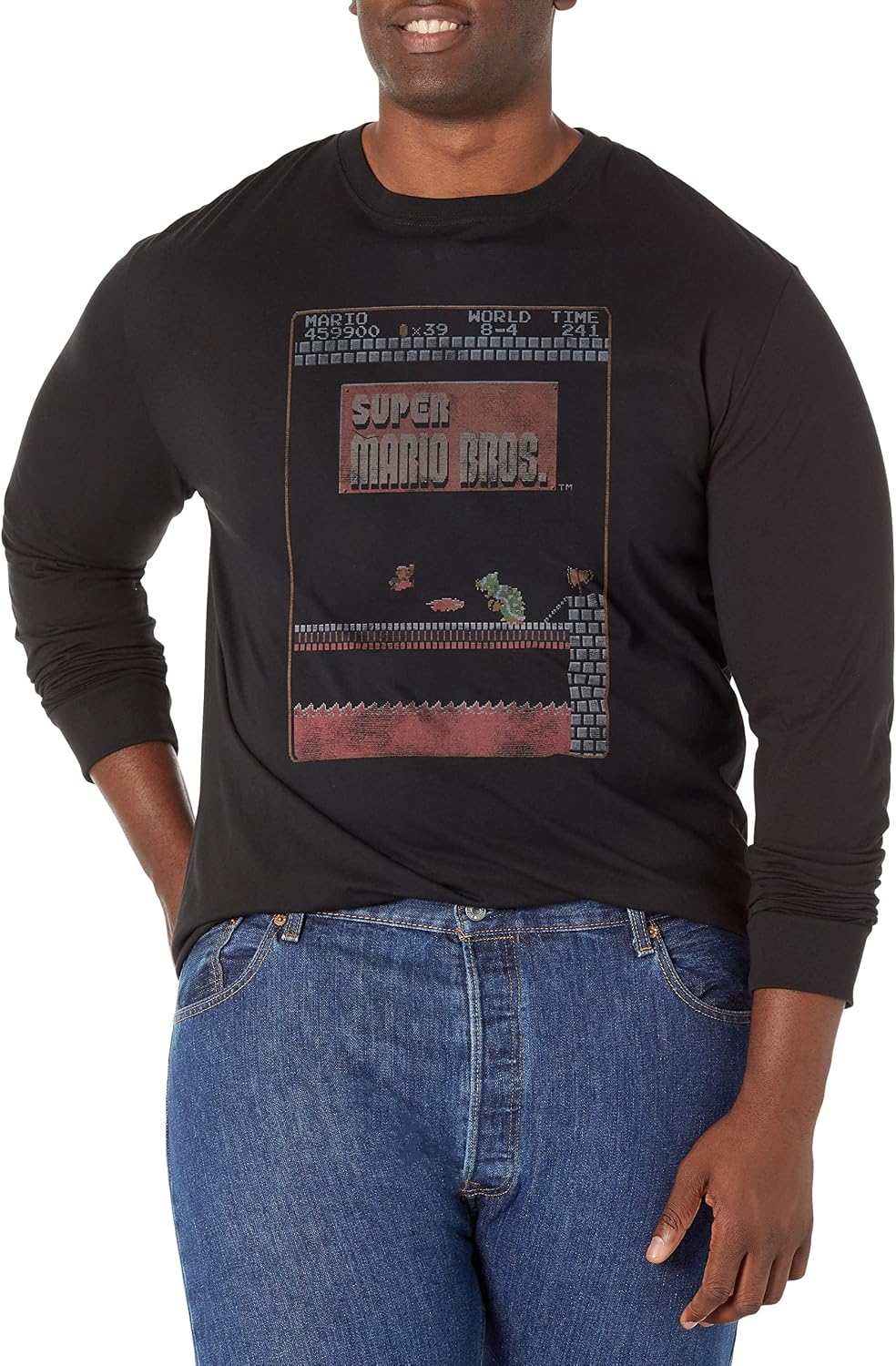Nintendo Fire with Fire Men's Tall Tops Short Sleeve Tee Shirt Black T-Shirt | Trending 2025