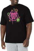 Marvel Big & Tall Classic Panther Stencil Men's Tops Short Sleeve Tee Shirt T-Shirt | Trending 2025
