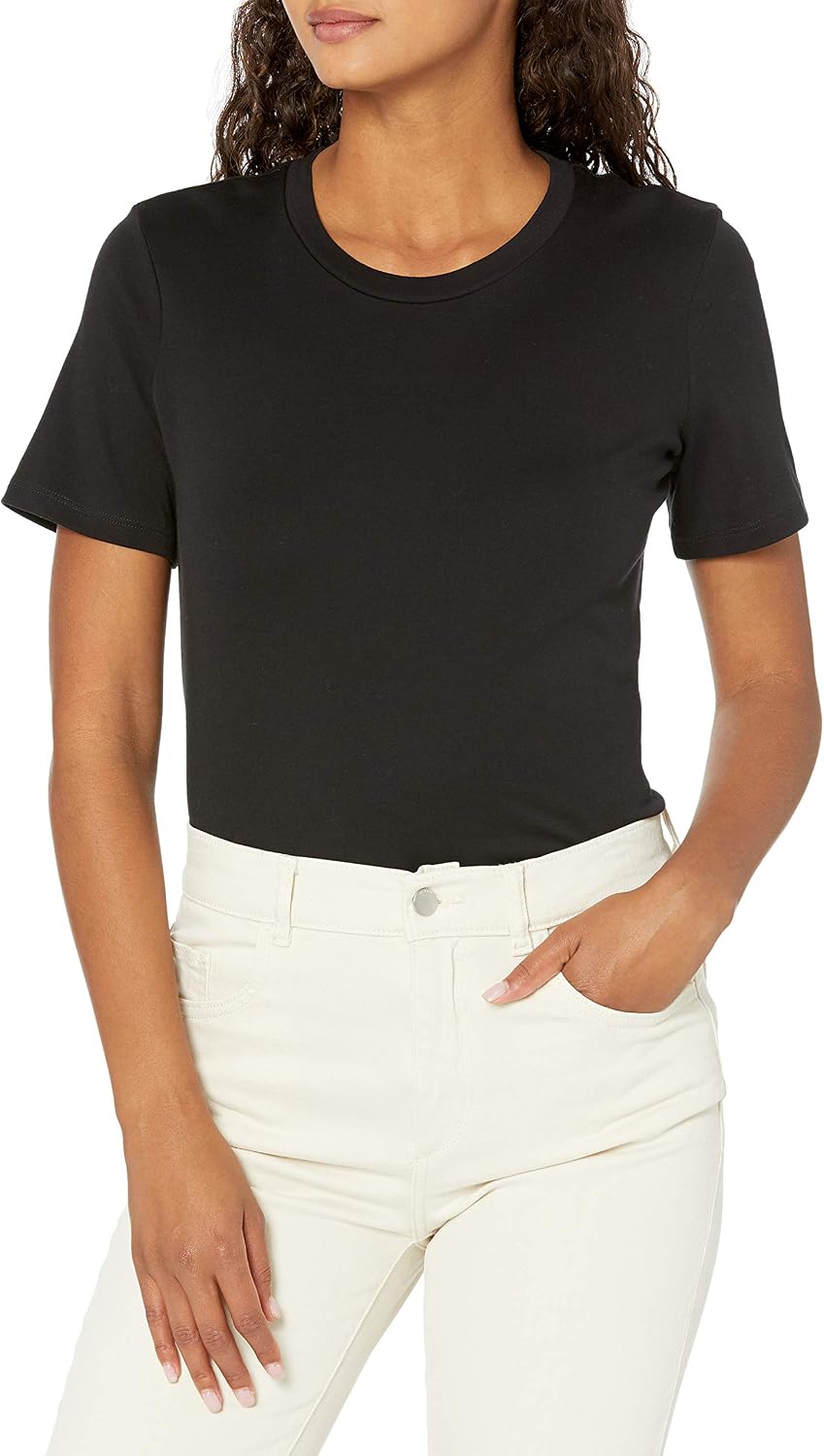 Theory Women's Crewneck Short Sleeve Johnna Tee T-Shirt | Trending 2025