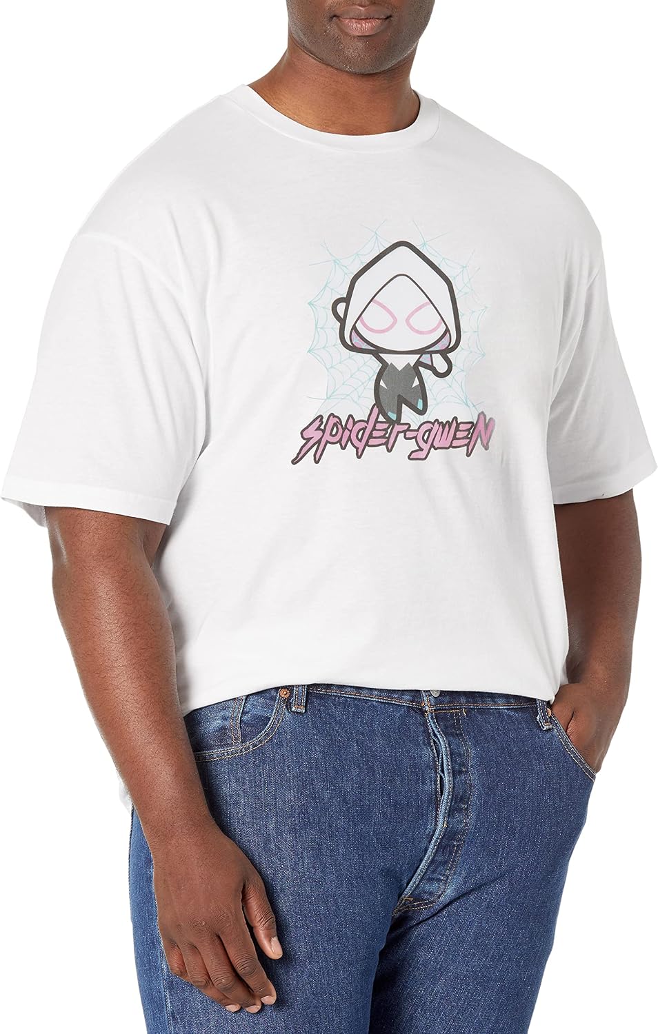 Marvel Classic Kawaii Gwen Men's Tops Short Sleeve Tee Shirt T-Shirt | Trending 2025