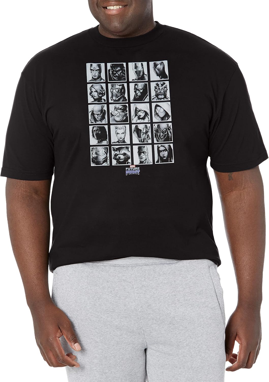 Marvel Big & Tall Classic Character Select Men's Tops Short Sleeve Tee Shirt T-Shirt | Trending 2025