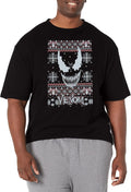 Marvel Big & Tall Classic Venom Face Sweater Men's Tops Short Sleeve Tee Shirt Sweater | Best Seller