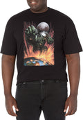 Marvel Big & Tall Classic Hulk Planetsmash Men's Tops Short Sleeve Tee Shirt T-Shirt | Aesthetic Streetwear