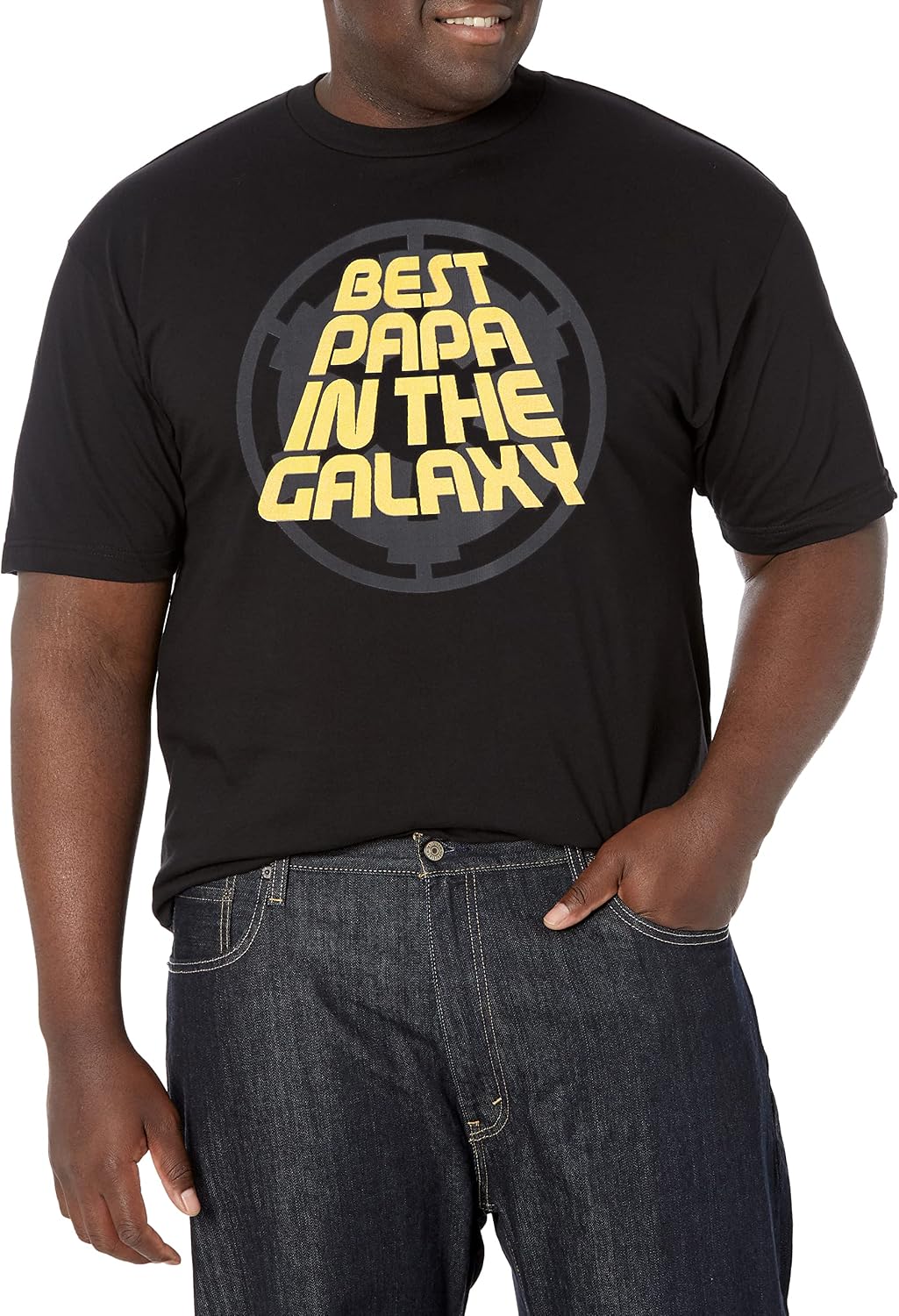 STAR WARS Mens Papa Vader Men's Tops Short Sleeve Tee Shirt T-Shirt | Aesthetic Streetwear