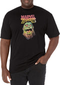 Marvel Big & Tall Classic Head of Hulk Men's Tops Short Sleeve Tee Shirt T-Shirt | Trending 2025