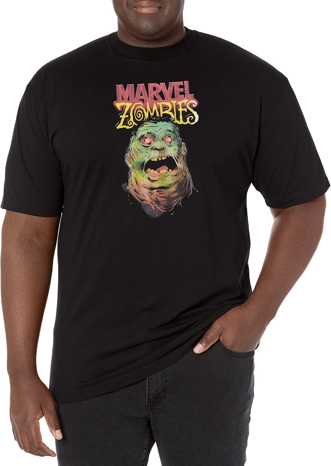 Marvel Big & Tall Classic Head of Hulk Men's Tops Short Sleeve Tee Shirt T-Shirt | Trending 2025