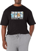 Marvel Big & Tall Classic Four Fantastic Comic Men's Tops Short Sleeve Tee Shirt T-Shirt | US Viral Style