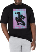 Marvel Big & Tall Classic Halftone Panther Men's Tops Short Sleeve Tee Shirt T-Shirt | Trending 2025