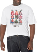 Marvel Big & Tall Enter The Multiverse Men's Tops Short Sleeve Tee Shirt T-Shirt | US Viral Style