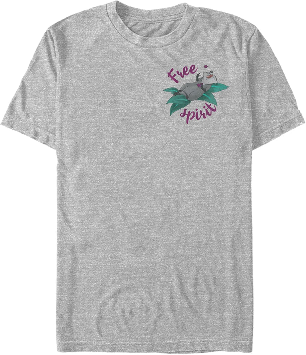 Disney Big & Tall Princesses Meeko Free Spirit Men's Tops Short Sleeve Tee Shirt, Athletic Heather, 4X-Large T-Shirt ...
