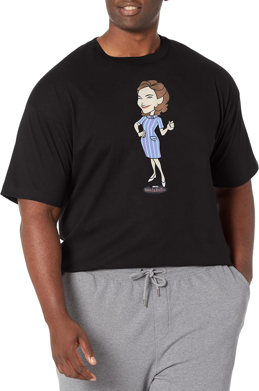 Marvel Big & Tall Wandavision One of a Kind Men's Tops Short Sleeve Tee Shirt T-Shirt | Trending 2025