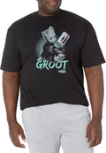 Marvel Neon Baby Groot Men's Tops Short Sleeve Tee Shirt T-Shirt | Best Seller