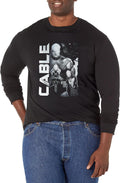 Marvel Big & Tall Classic Cable Power Men's Tops Short Sleeve Tee Shirt T-Shirt | Aesthetic Streetwear