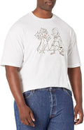Marvel Big & Tall Wandavision Simple Ink Men's Tops Short Sleeve Tee Shirt T-Shirt | Aesthetic Streetwear