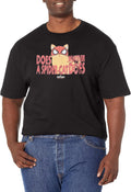 Marvel Big & Tall Spider-Man Miles Morales Cat Text Men's Tops Short Sleeve Tee Shirt T-Shirt | US Viral Style