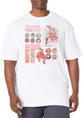Marvel Big & Tall Classic Glitched Heroes Men's Tops Short Sleeve Tee Shirt T-Shirt | Premium Quality