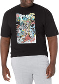 Marvel Big & Tall Universe Red Poster Men's Tops Short Sleeve Tee Shirt T-Shirt | US Viral Style