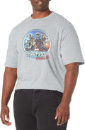 Marvel Big & Tall Guardian Circle Live Men's Tops Short Sleeve Tee Shirt, Athletic Heather, 3X-Large T-Shirt | Aesthe...