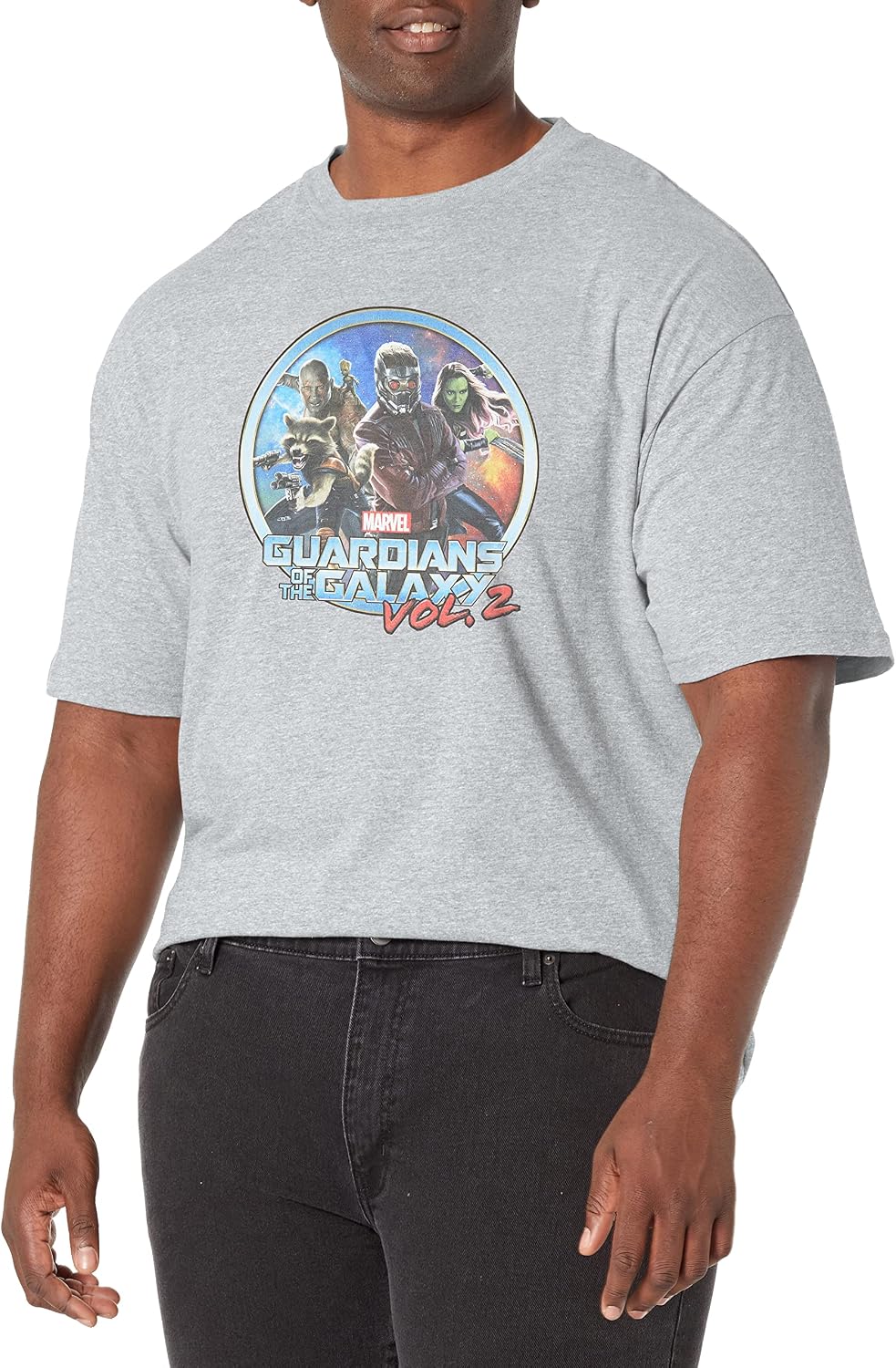 Marvel Big & Tall Guardian Circle Live Men's Tops Short Sleeve Tee Shirt T-Shirt | Best Seller