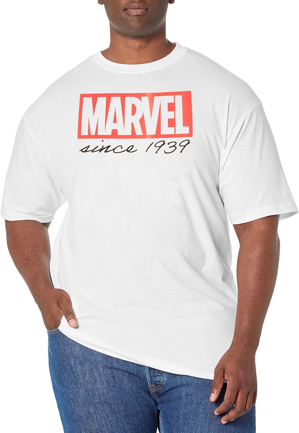 Marvel Big & Tall Classic Since Thirty Nine Men's Tops Short Sleeve Tee Shirt T-Shirt | Best Seller