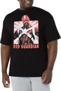 Marvel Big & Tall Super Soldier Guardian Men's Tops Short Sleeve Tee Shirt, Black, XX-Large T-Shirt | Premium Quality