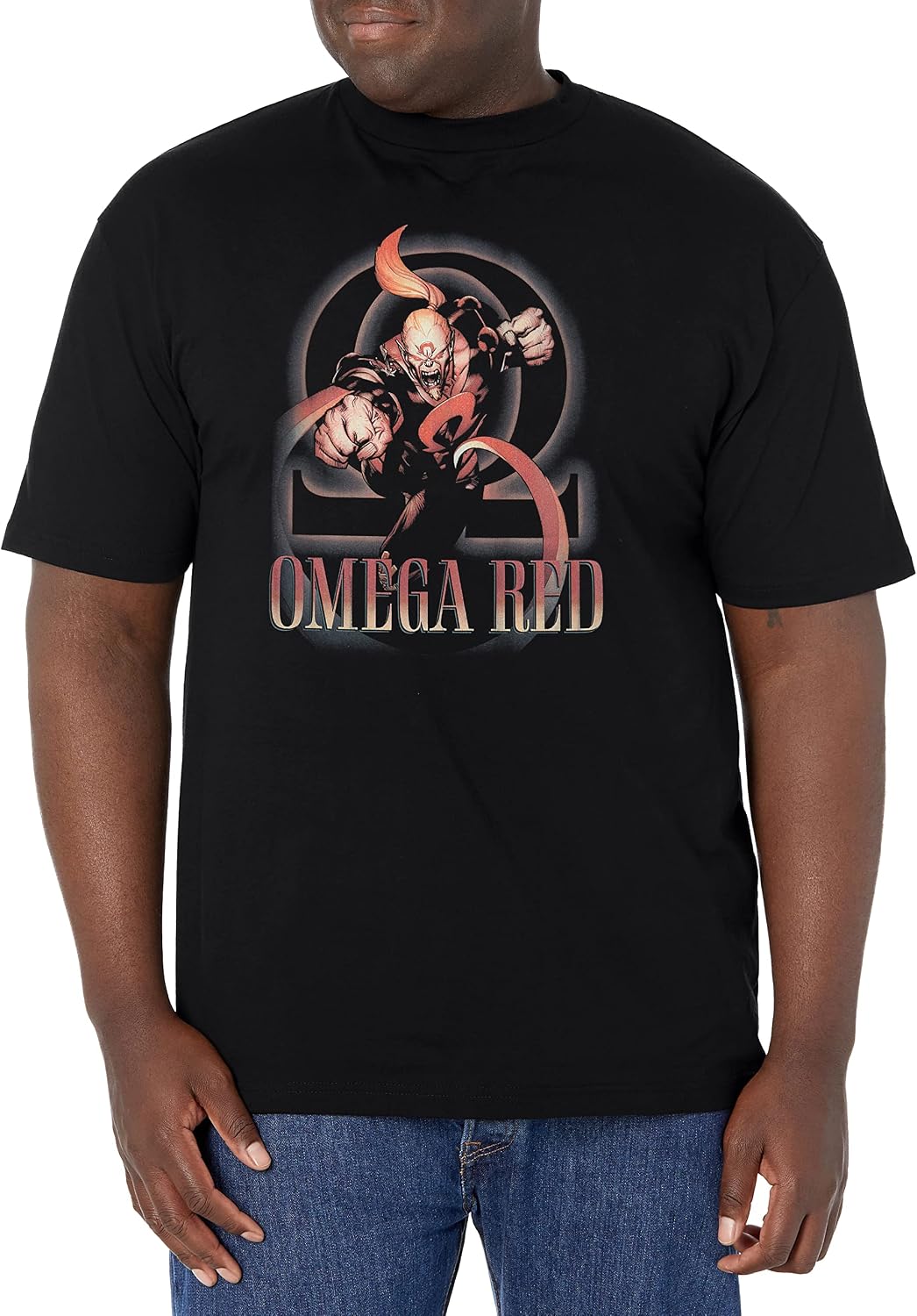 Marvel Big & Tall Universe Omega Emblem Men's Tops Short Sleeve Tee Shirt T-Shirt | Trending 2025