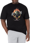 Marvel Big & Tall Hulk Fire Ring Men's Tops Short Sleeve Tee Shirt T-Shirt | US Viral Style