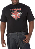 Marvel Big & Tall Spidey Pop Men's Tops Short Sleeve Tee Shirt T-Shirt | Best Seller