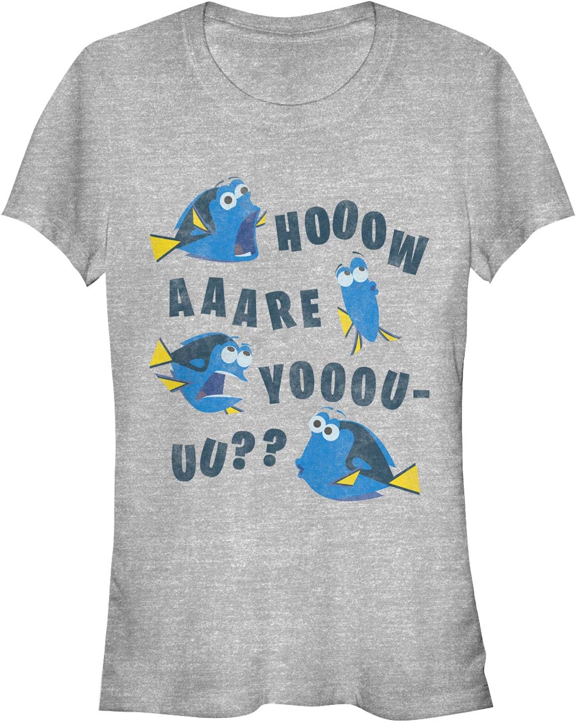 Disney Women's Pixar Finding Dory Whale Speak Crew Neck Graphic T-Shirt | US Viral Style