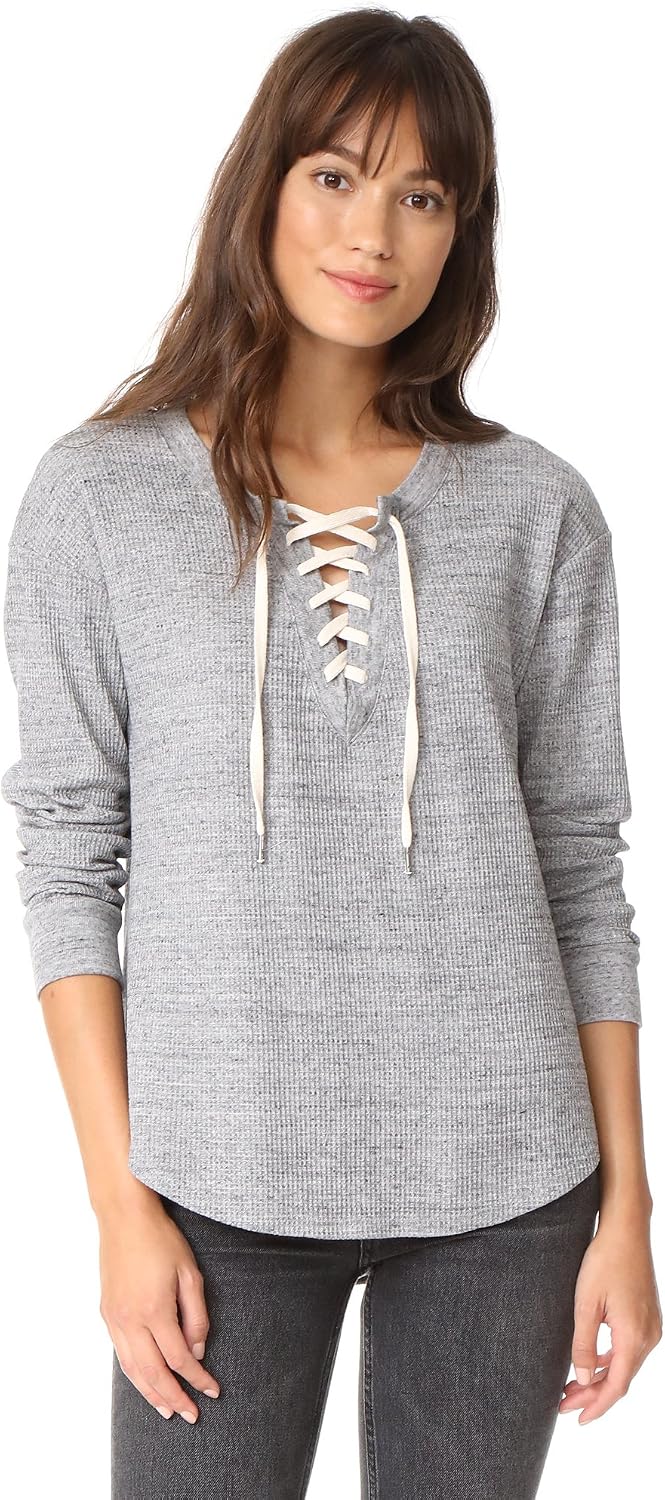 Splendid Women's Crew Neck Thermal Top T-Shirt | Premium Quality