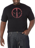 Marvel Big & Tall Classic Deadpool Tie-dye Men's Tops Short Sleeve Tee Shirt T-Shirt | US Viral Style