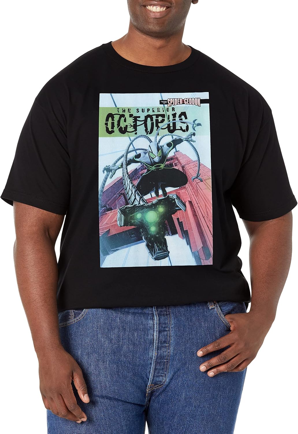 Marvel Big & Tall Classic Superior Octopus Oct18 Men's Tops Short Sleeve Tee Shirt T-Shirt | Trending 2025