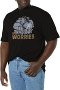 Disney Lion King No Worries Club Men's Tops Short Sleeve Tee Shirt T-Shirt | Best Seller