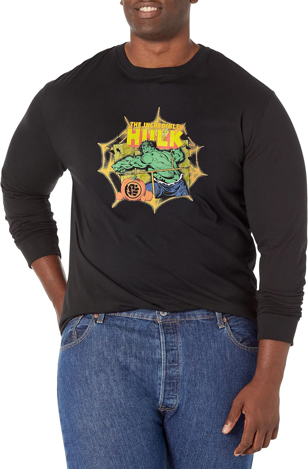 Marvel Big & Tall Classic Smashing Pumpkins Comp Men's Tops Short Sleeve Tee Shirt T-Shirt | US Viral Style
