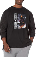 Marvel Big & Tall Classic WinterSoldier Blocks Comp Men's Tops Short Sleeve Tee Shirt, Black, 4X-Large T-Shirt | US V...