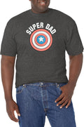 Marvel Big & Tall Classic Super Dad Men's Tops Short Sleeve Tee Shirt T-Shirt | US Viral Style