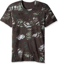 Splendid Mills Men's Mills Short Sleeve Crew Neck Painted Camo T-Shirt, Charcoal, Small T-Shirt | US Viral Style