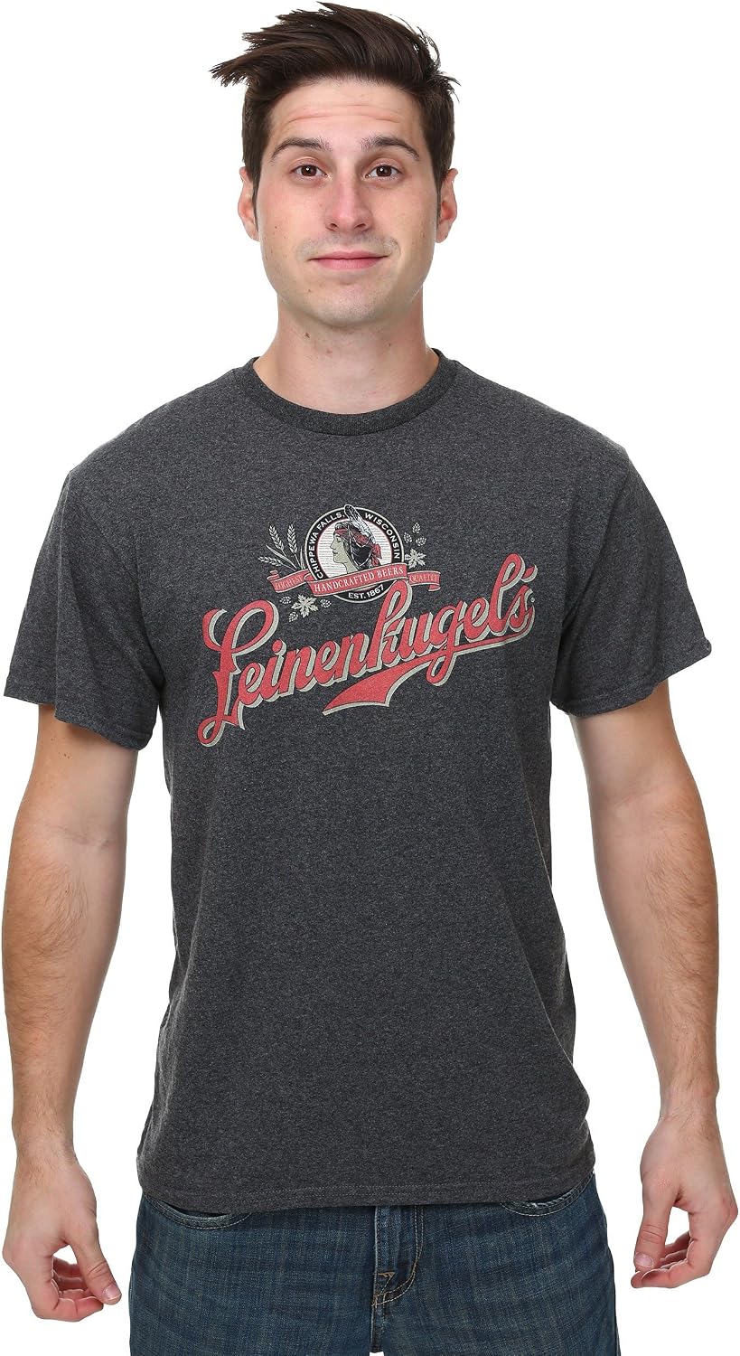 Miller Brewing Co. Men's Miller Coors Leinenkugels Beer Short Sleeve Apparel | Aesthetic Streetwear