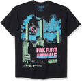 Liquid Blue Unisex-Adult Standard Pink Floyd Animals Blacklight Vintage Print Apparel | Aesthetic Streetwear