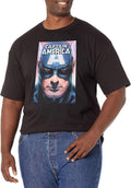 Marvel Classic Captain America Men's Tops Short Sleeve Tee Shirt T-Shirt | Best Seller