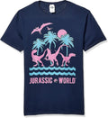 Jurassic Park Men's Officially Licensed Jurassic World Island Graphic Tee T-Shirt | Trending 2025