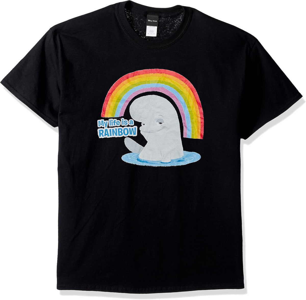 Disney Men's Finding Dory Bailey Life is A Rainbow Graphic Apparel | Premium Quality