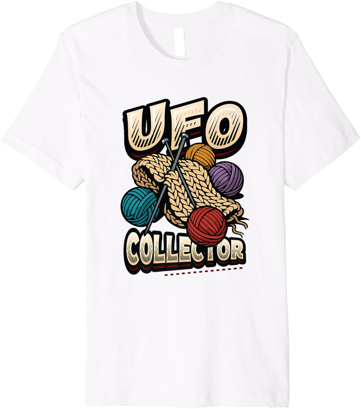 UFO Collector Funny Knitting Crochet Yarn Premium Yarn Supply | Trending 2025 | Perfect for Crafters