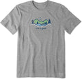 Life is Good Men's Crusher Tee, Short Sleeve Cotton Graphic T-Shirts Hike Vista T-Shirt | Aesthetic Streetwear