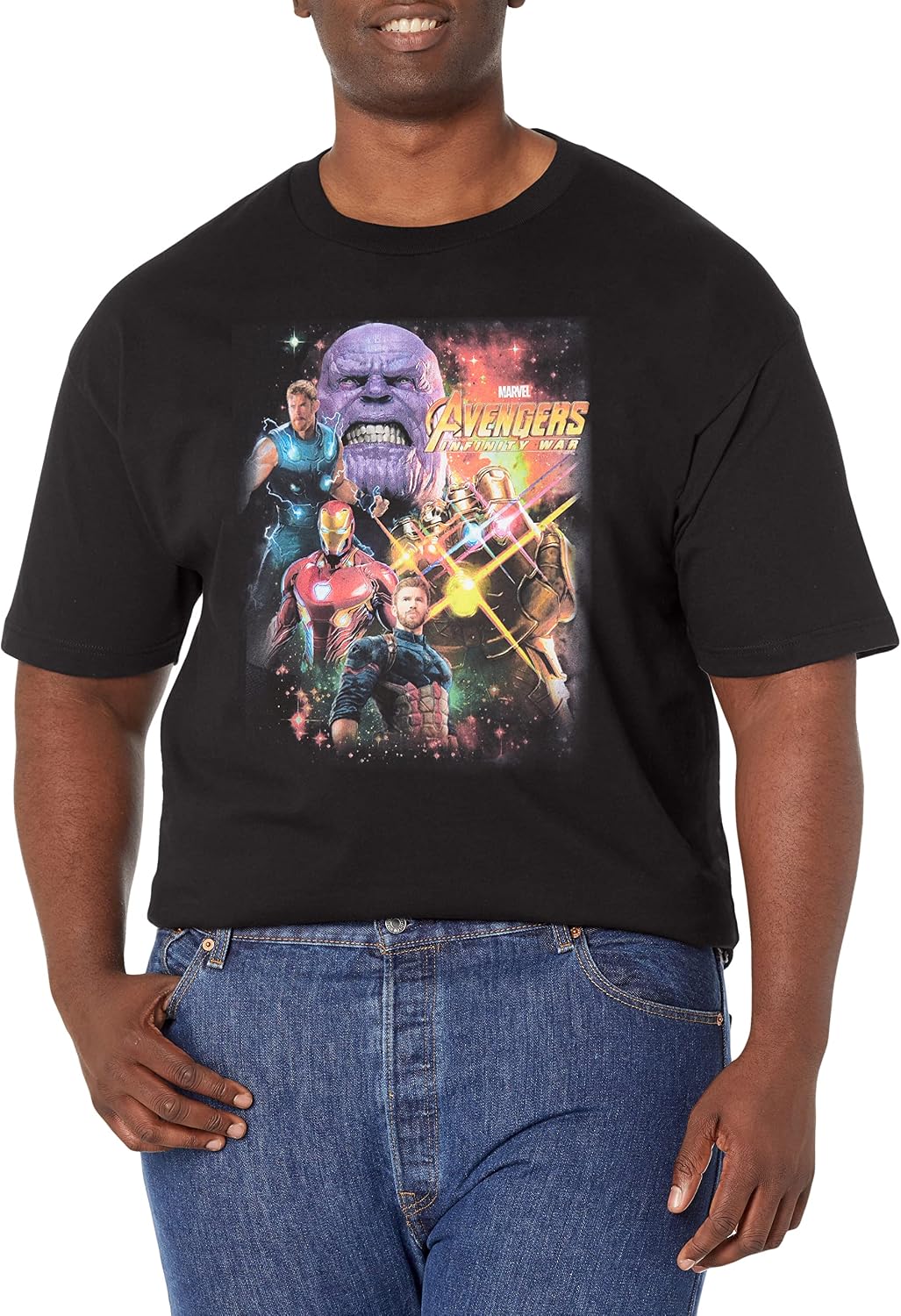 Marvel Big & Tall Ultimate Form Men's Tops Short Sleeve Tee Shirt T-Shirt | US Viral Style