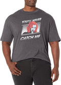 Marvel Big & Tall Black Widow Never Catch Me Men's Tops Short Sleeve Tee Shirt T-Shirt | Premium Quality