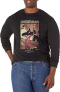 Marvel Big & Tall Spider-Man No Way Home Three Panel Spidey Men's Tops Short Sleeve Tee Shirt T-Shirt | Premium Quality