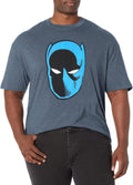Marvel Big & Tall Classic Heads-Black Panther Men's Tops Short Sleeve Tee Shirt, Navy Blue Heather, 3X-Large T-Shirt ...