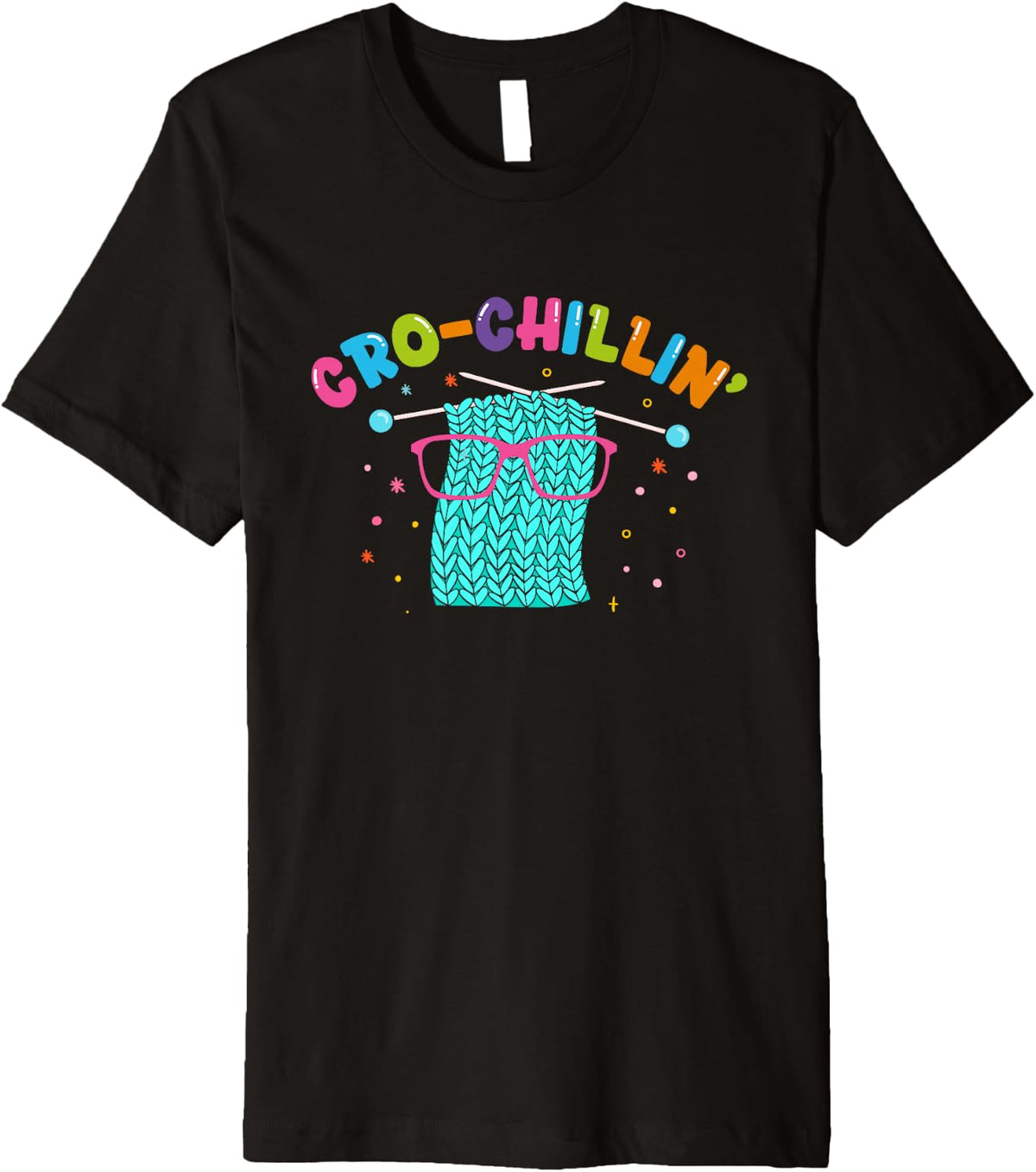Cro-Chillin Crocheting Knitting Yarn Knitter Crocheter Premium Yarn Supply | Viral US Pick | Perfect for Crafters