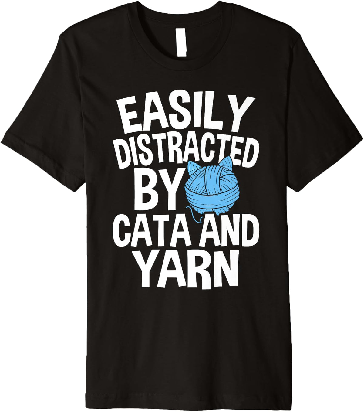 Easily Distracted By Cats And Yarn Knitting Yarn Crochet Premium Yarn Supply | Viral US Pick | Customer Favorite